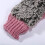 Gestrickte Igelhandschuhe für Mädchen – Rosa, Einheitsgröße 5
