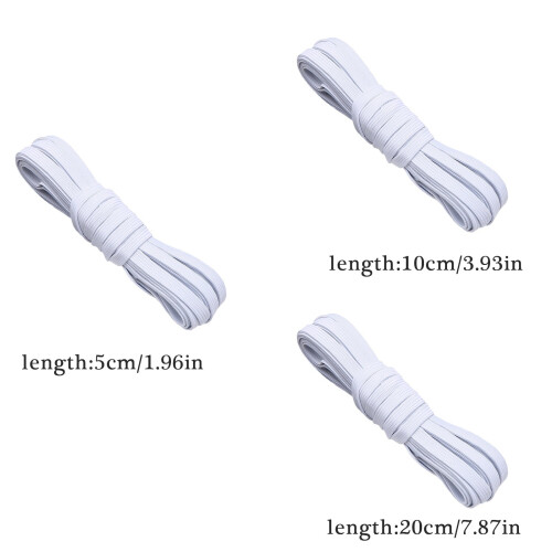 5m/10m/20m Elastic Wide Flat Stretch Elastic Sewing Tape Double Layer Stretch Strap 2