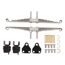 Kit de plaque de suspension avant en acier inoxydable pour camion benne Tamiya 1/14