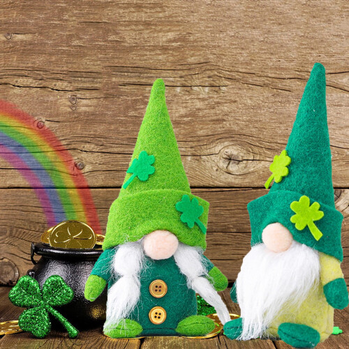 St. Patrick's Day Zwergenpuppen-Set (2 Stück) 1