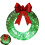 Lighted Christmas Wreath with LED Lights and Bow 5