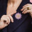 Broche fleur élégante – Acrylique et alliage, 6,8 cm 2