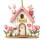 Easter Pendant Flat House Chocolate Mug Decor Charm 7