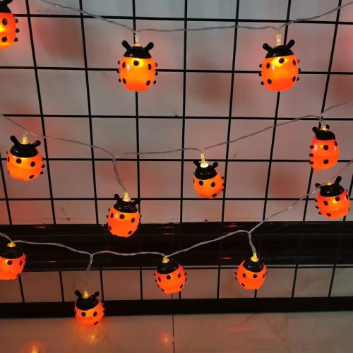 Φωτάκια Ladybugs Fairy String με μπαταρία από χαλκό σύρμα 1 τεμ. 1