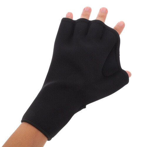 1Pair Breathable Swimming Paddles for Hands with Stable Structure and Comfortable Fit 2
