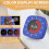 Visual Timer for Kids,Digital Timer with 60-Minute Countdown, Silent Timer for Desk Timer Clock for Studying, Teaching A 2