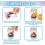 Julekatt Rub-on Transfers UV DTF 18 stk 3