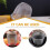 4Pcs Stainless Steel Tea Filter Mesh Insert for Tea Pot Accessories in Silver 2