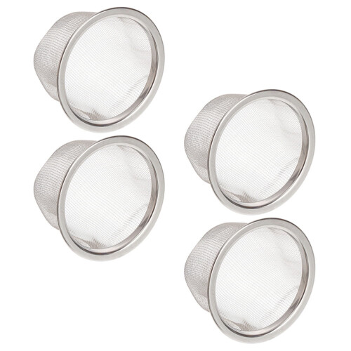 4Pcs Stainless Steel Tea Filter Mesh Insert for Tea Pot Accessories in Silver 2