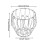Folding Fruit Basket – Metal Transformable Storage Bowl, Large Capacity & Decorative Tablepiece 2