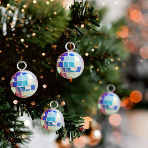 Disco Ball Hanging Decoration Multicolour 3cm 2