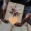 Brown heart paper tags with string, 1 set 4