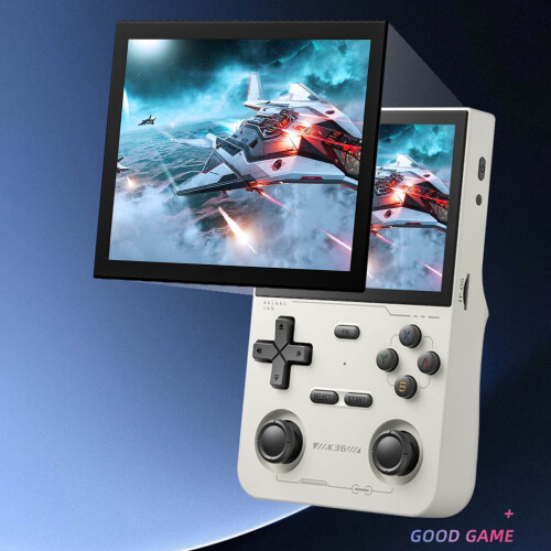White Portable K36 Game Console With Full Lamination Screen And Multiple Interfaces For Entertainment 2
