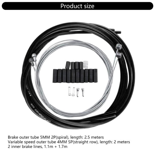 Professional Grades Bike Cable Set Comprehensive Bicycles Cable Systems 2