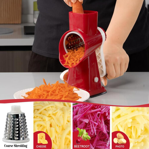 Rotary cheese grinder, multi-purpose stainless steel cheese chopper 2