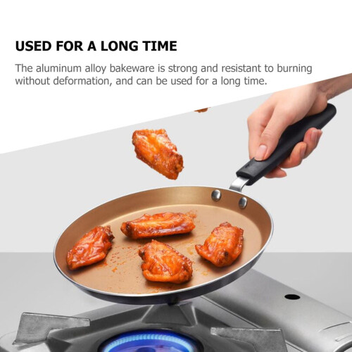 Ceramic Nonstick Griddle Egg Pan with Cover 2