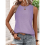 Chaleco transpirable de cuello redondo estampado para mujer 4