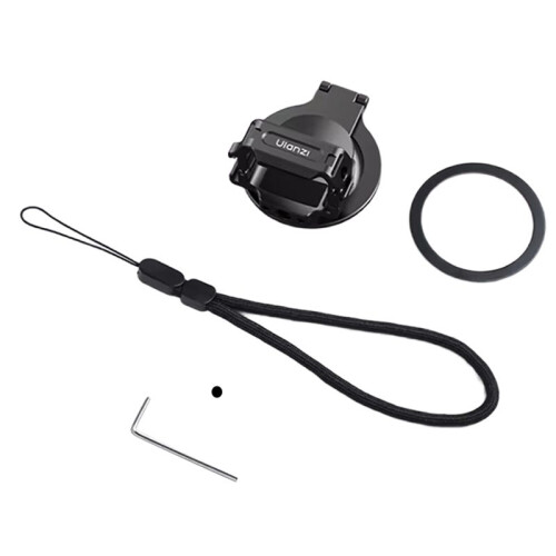 Ulanzi Suporte de Expansão PM01 Pocket 3 para  para  Pocket 3 com Anel Magnético e Sapata Dupla com Furos de 1/4 Polegadas