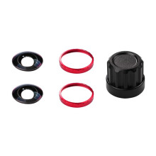 For X5 Camera Replacement Kit Front Glass Lens & Metal Aluminum O Circle Ring for Enhanced Performance