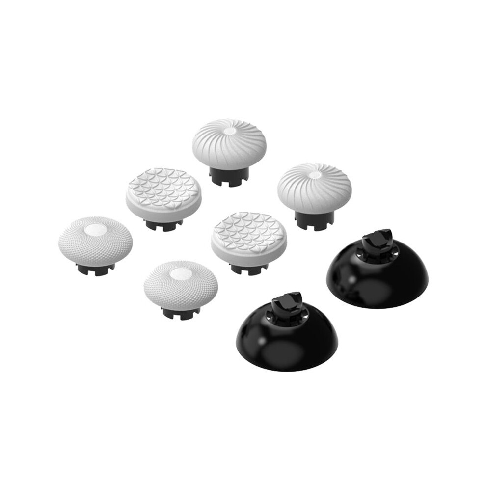 Rocker Cap & Paddle Accessory Set For Ps5/Ps4// Game Controller Handles Gaming Controller Accessories White 4713648989748
