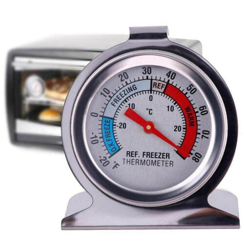 Refrigerator Thermometer Dial Dual-Scale 20-80F 2