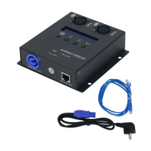ArtNet2-CR021R 2CH Artnet to Dmx512 Conversion Artnet Dmx512 Network Converter for Tiger Touch MA2 EU PLUG