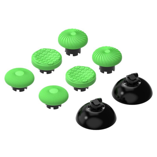 Rocker Cap & Paddle Accessory Set for PS5/PS4// Game Controller Handles Gaming Controller Accessories Green 1