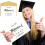 Foldable Graduation Greeting Card with Blessing Message – Compatible with Graduation Party Decorations 2