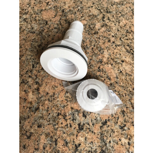 Αντικατάσταση για Hayward SP1023Σετ επιστροφής εισόδου, φλάντζα ασφάλισης, λευκό 2