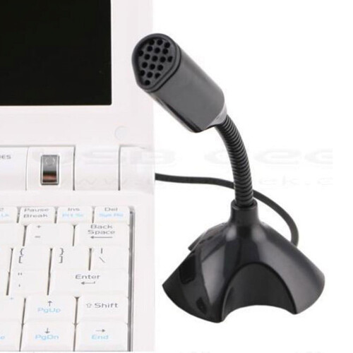 USB Computer Microphone,Plug &Play Omnidirectional Condenser PC Mic compatible with Windows/Mac 1