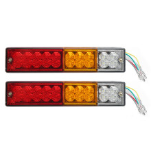 Vodotesné zadné svetlo na príves, 20 LED smerových svetiel, brzdových svetiel, cúvacích svetiel, univerzálne, vysoký jas, dlhá životnosť,