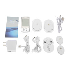 Appareil électronique TENS à 16 modes pour un soulagement naturel de la douleur, avec minuteur LCD et batterie rechargeable, non invasif et
