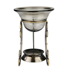 Scaldacera aromatico a forma di cervo in ferro, lampada per oli essenziali, portacandele per lumini, atmosfera romantica, decorazione per la casa,