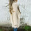 Women's Long Sleeve Classic Draped Open Front Lightweight Blazer Beige, M 4