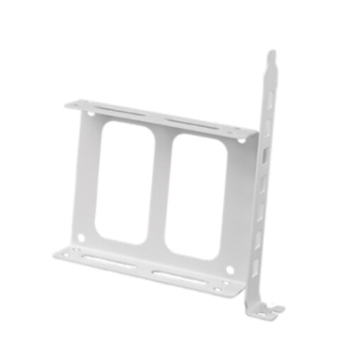 2.5" SSD Mounting Bracket Easy Installation Hard Drive Holder Solid State Drives White 1
