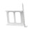 2.5" SSD Mounting Bracket Easy Installation Hard Drive Holder Solid State Drives White 3