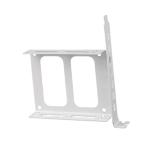 2.5" SSD Mounting Bracket Easy Installation Hard Drive Holder Solid State Drives White 2