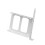 2.5" SSD Mounting Bracket Easy Installation Hard Drive Holder Solid State Drives White 4