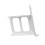 2.5" SSD Mounting Bracket Easy Installation Hard Drive Holder Solid State Drives White 5