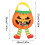 Pungă de bomboane de Halloween, material nețesut reutilizabil, 1 bucată 2