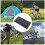 100W Waterproof Solar Panel Kit with 20A Controller, 51x28cm 16