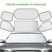 Premium Car Sunshade Windshield Cover Heat Reducing Technology UV Protection Keeps Dashboard Cool Silver Fabric Durable Silver Tape Eco Friendly