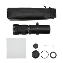 Internal Focus Mechanism Wide Compatibility Telephoto Zoom Lens Manual Focus Design Manual Precision420-800mm F8.3UMC Technology Multi Coated Glass