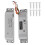 Surface Mounted Electric Drop Bolt Lock Fail Safe Mode Durable Aluminum Alloy Time Delay Adjustable Access Control Door Lock With Power-On Lock 1
