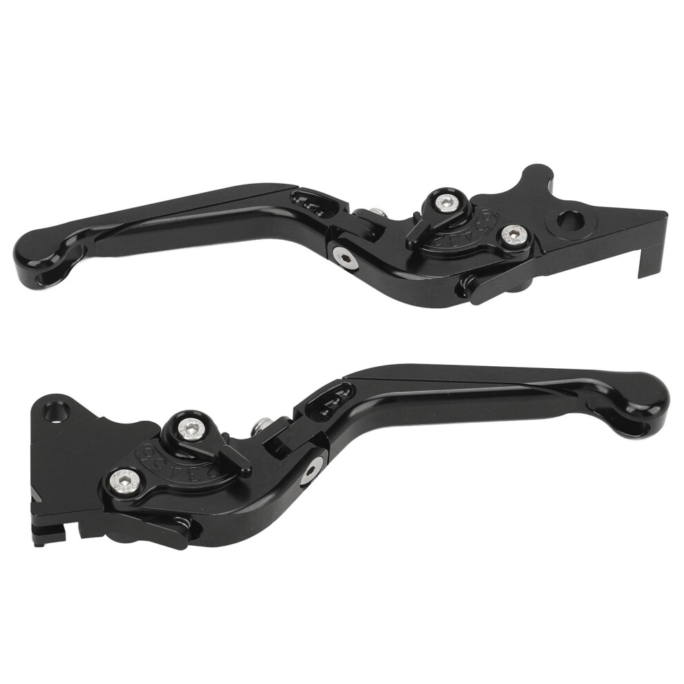 Rust Proof Aluminum Motorcycle Handlebar Lever Folding Design Foldable Length Adjustable Retractable Surface Anodized Treatment Corrosion Resistance 9071309259513