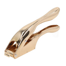 Stainless Steel Cutter Garlic Press Easy Squeeze Heavy Duty Garlic Mincer With Teeth Design Anti Slip Handle For Professional Chefs
