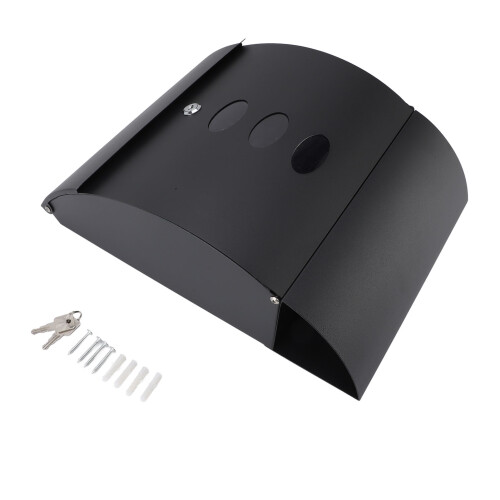 Mailboxes With Newspaper Holder Stainless Steel Mailbox Large Capacity Wall Mount Locking Mailbox With Key Lock Rust Proof Waterproof Mail Boxes