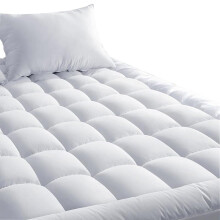 (4 Foot) Mattress Topper 4-inch Luxury Hotel Quality 10cm Thickened Fits Full Size Ultra-Breathable Machine Washable Soft & Warm Microfiber Material