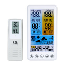 High Precision Sensor Wireless Thermometer Indoor Outdoor Weather Station Digital Temperature Monitor Remote Control Real Time Detection Temperature
