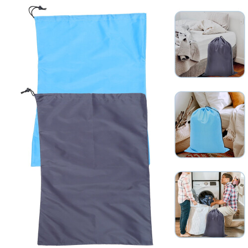 Laundry Bag Waterproof Rectangular 2Pcs 28x22x0.2in 1